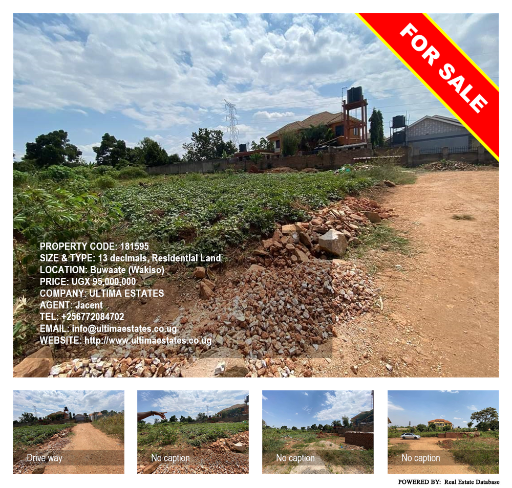 Residential Land  for sale in Buwaate Wakiso Uganda, code: 181595