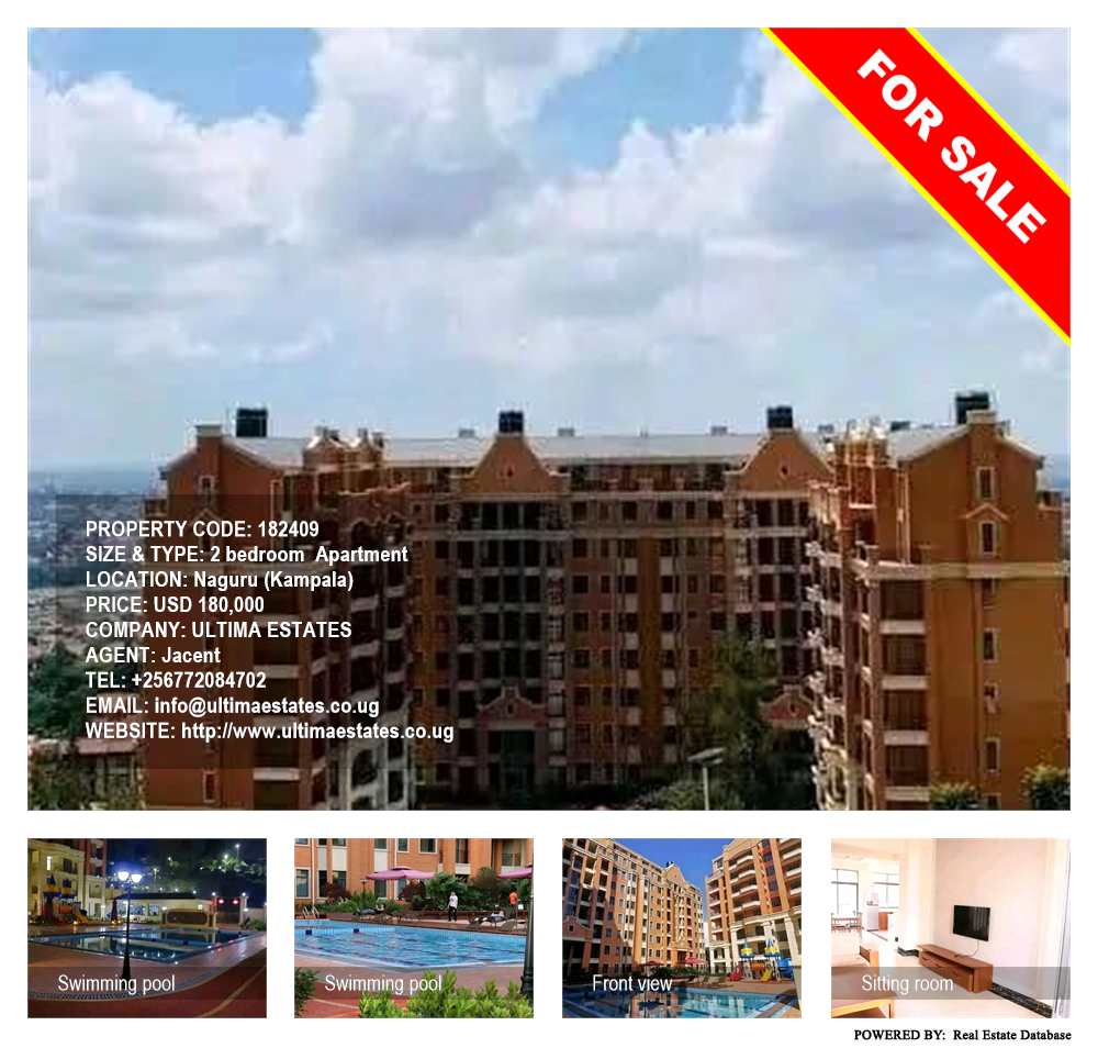 2 bedroom Apartment  for sale in Naguru Kampala Uganda, code: 182409