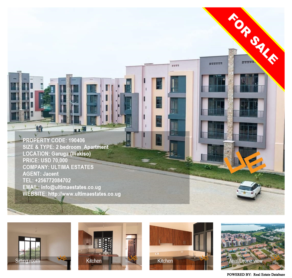 2 bedroom Apartment  for sale in Garuga Wakiso Uganda, code: 190406