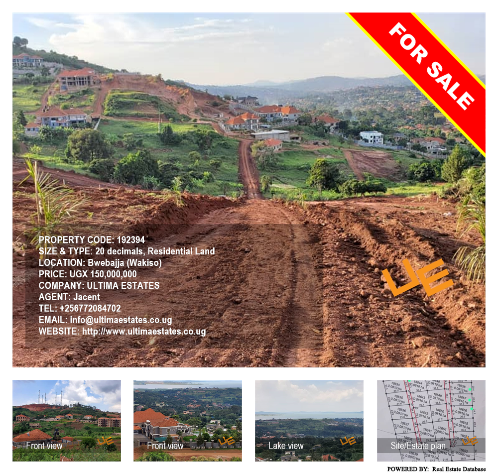 Residential Land  for sale in Bwebajja Wakiso Uganda, code: 192394